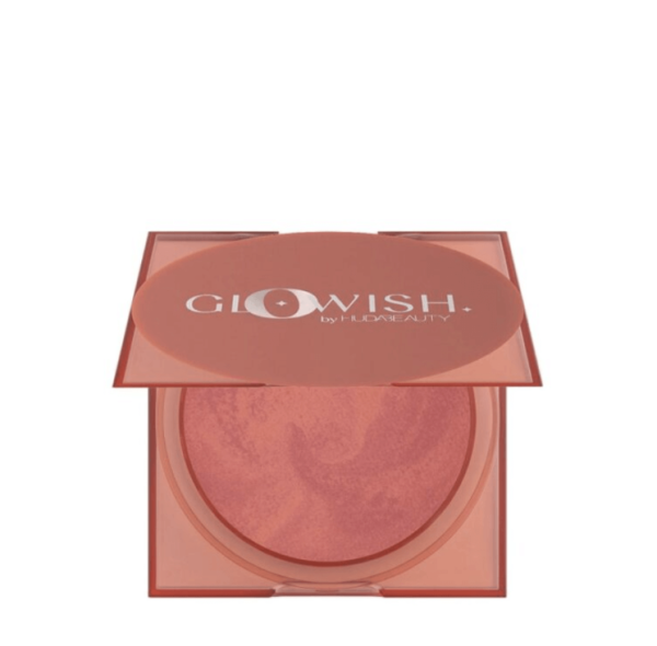 HUDA BEAUTY - GloWish Cheeky Vegan Blush Powder - 02 Caring Coral